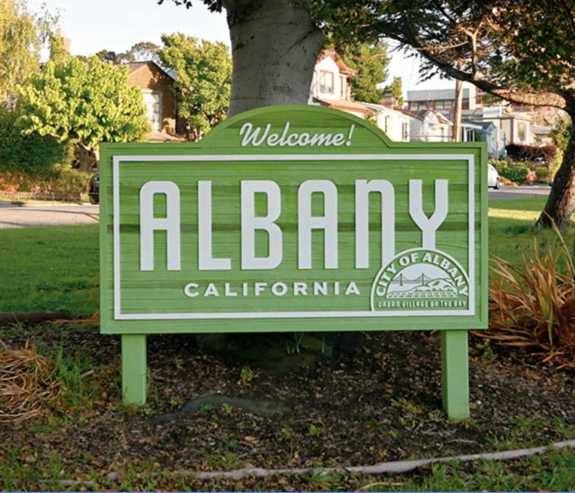 Albany Welcome Sign